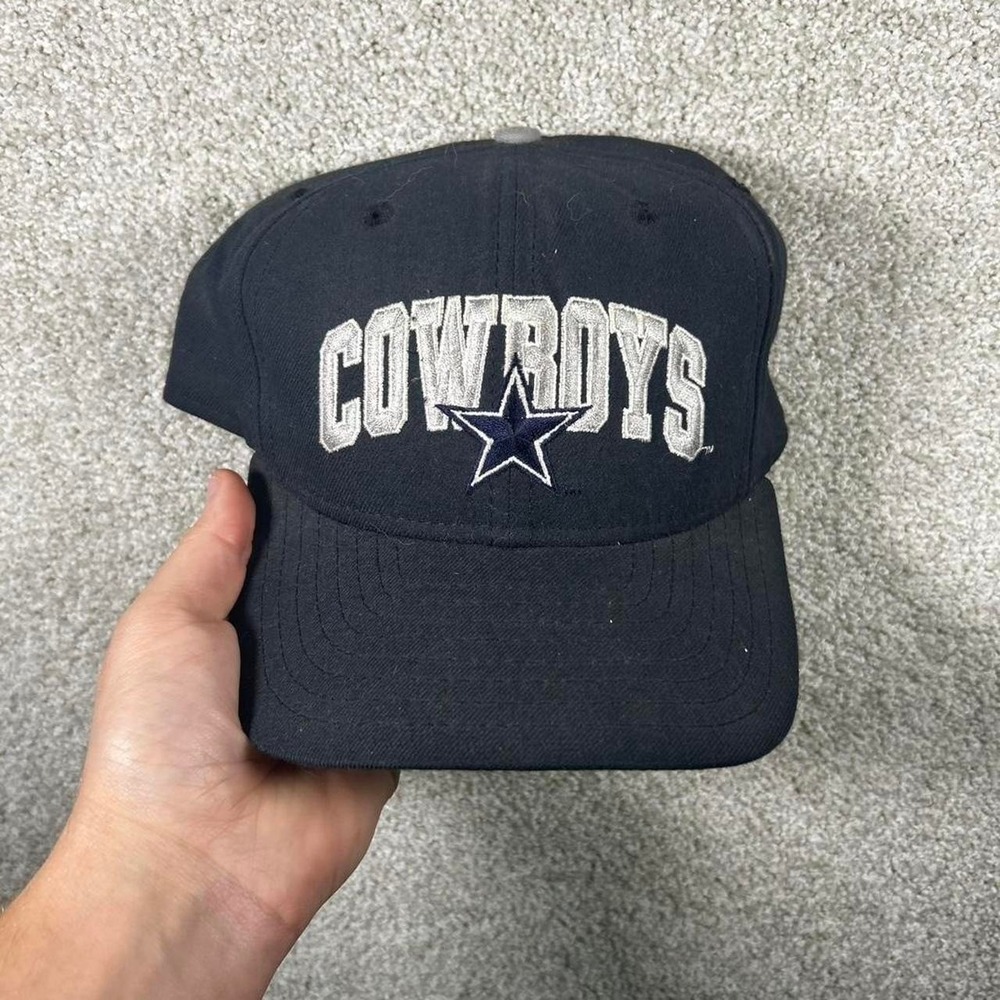 Vintage early 90s Dallas Cowboys New era wool blend fitted hat cap Size 7 1/2
